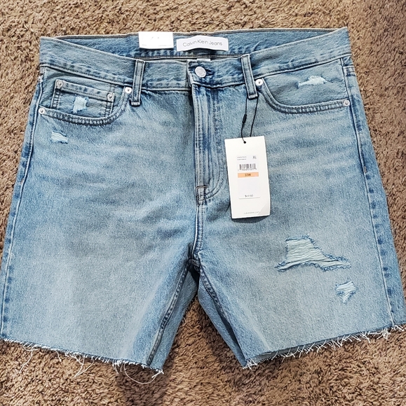 Calvin Klein Jeans Pants - CALVIN KLEIN CUT OFF JEAN SHORTS 33W